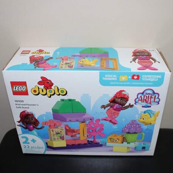 3/$55❤️LEGO DUPLO 10420 Ariel and Flounder's Café Stand Pre-School Building Toy - Picture 15 of 15